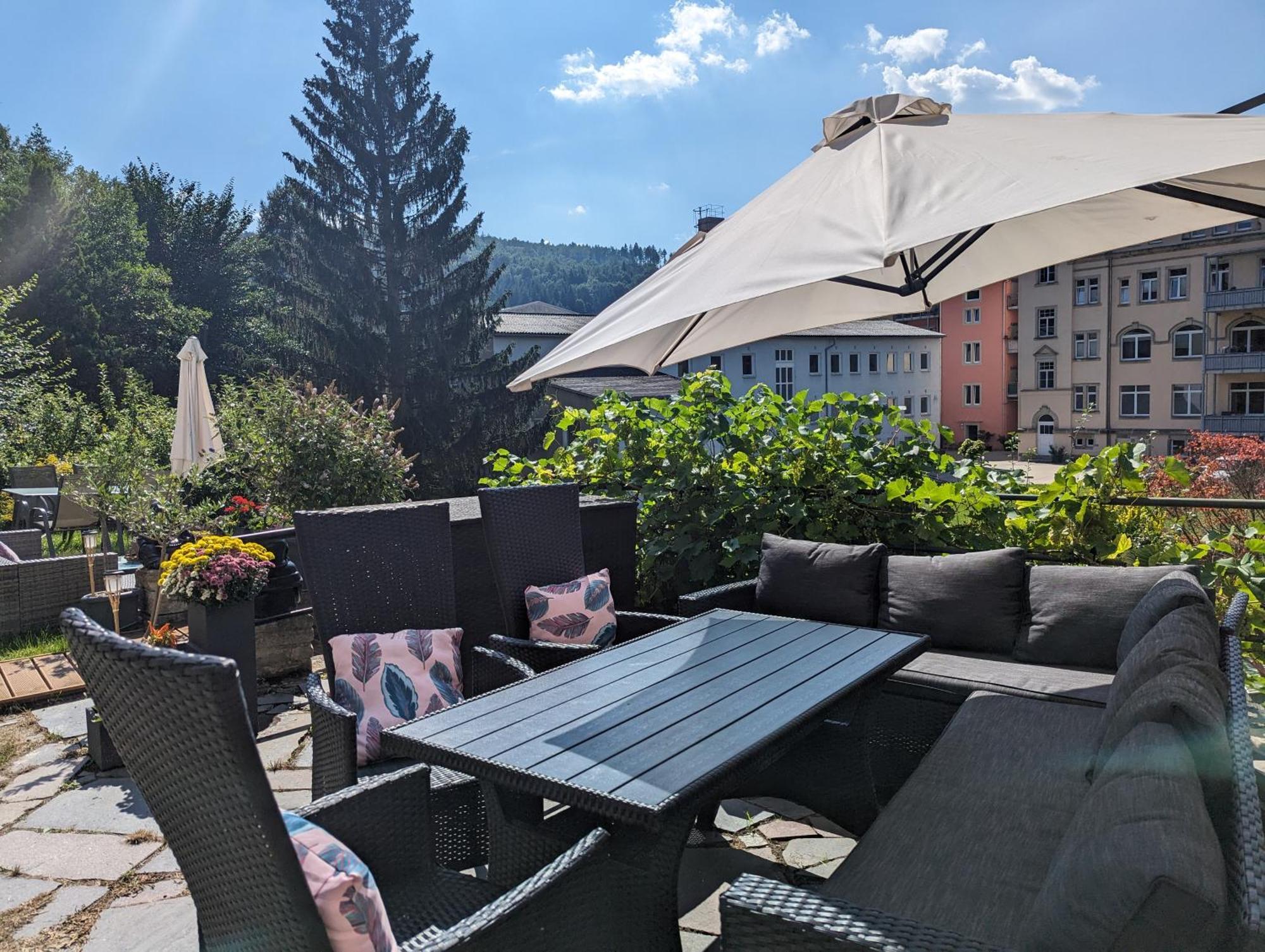 Hw4B - Urlaubsmagie - Zentral Mit Gemeinschaftsgarten, -Pool, -Sauna & Whirlpool Sebnitz Exterior photo